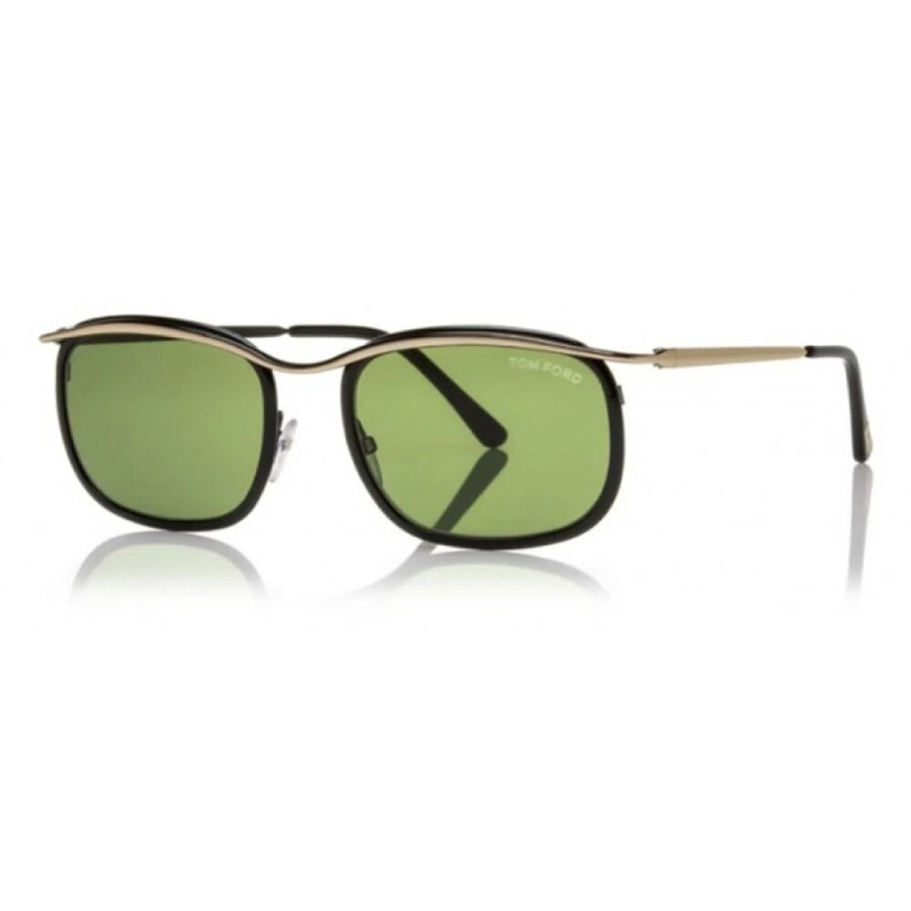 NEW TOM FORD UNISEX GOLD/GREEN SUNGLASSES